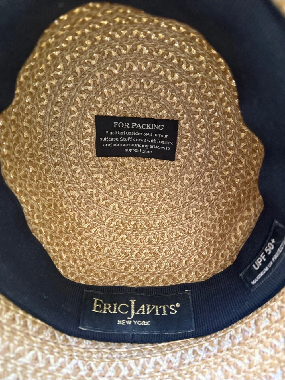 Eric Javits squishee bucket hat. - Picture 2 of 4